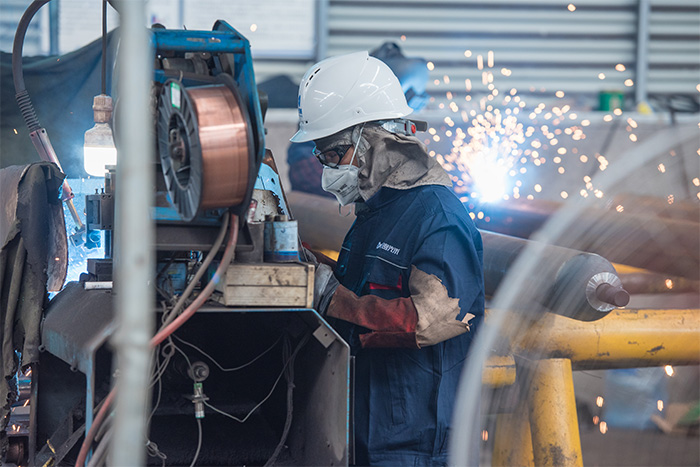 黄骅网架焊接车间